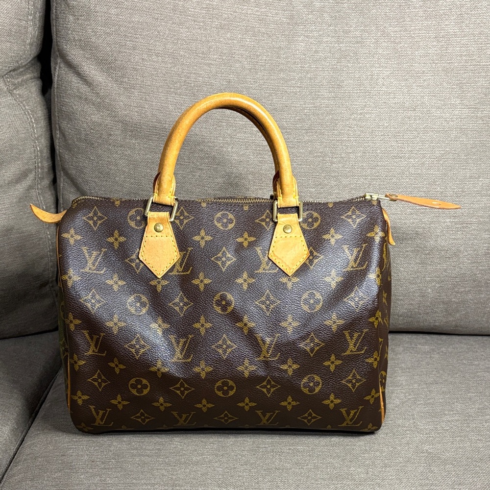 Louis Vuitton Speedy 30 Monogram Authentic COA LegitGrails MB2067 - Picture 3 of 15